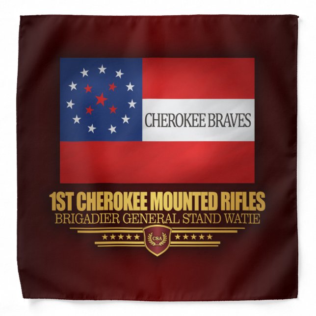 1st Cherokee Mounted Rifles Bandana (Front)