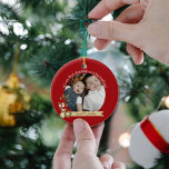 1st Christmas As Big Brother Custom Photo/name Ceramic Ornament at Zazzle
