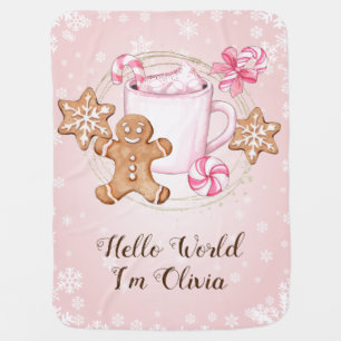 1st Christmas Baby Blanket