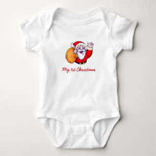 1st Christmas Baby Bodysuit