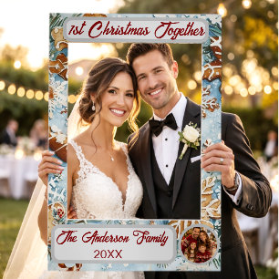 1st Christmas Together Family Photo Selfie Frame