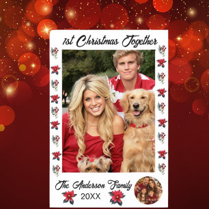 1st Christmas Together Family Photo Selfie Frame
