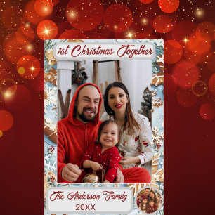 1st Christmas Together Family Photo Selfie Frame