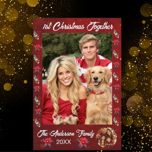 1st Christmas Together Family Photo Selfie Frame
