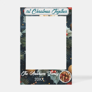 1st Christmas Together Family Photo Selfie Frame