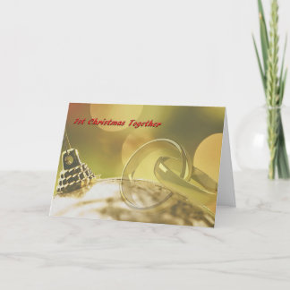 1st Christmas Together Holiday Card