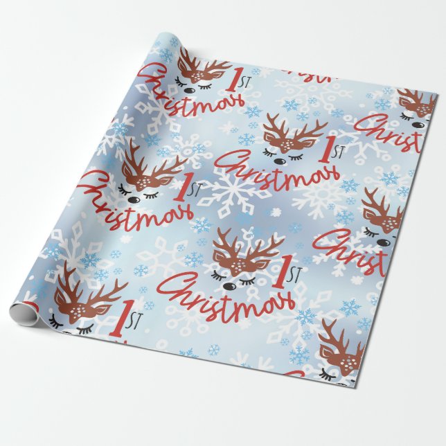 1st Christmas  Wrapping Paper (Unrolled)