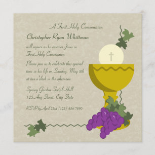 1st Communion Invitation