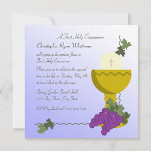 1st Communion Invitation