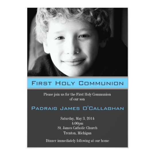 1st Communion Invitation Boy | Zazzle