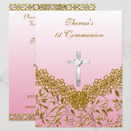 1st Communion Party Invitation