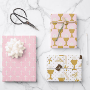 1st Communion Wrapping Paper Sheets
