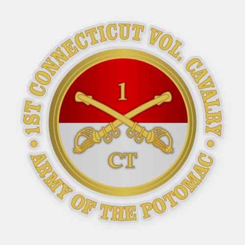 1st Connecticut Cavalry Sticker