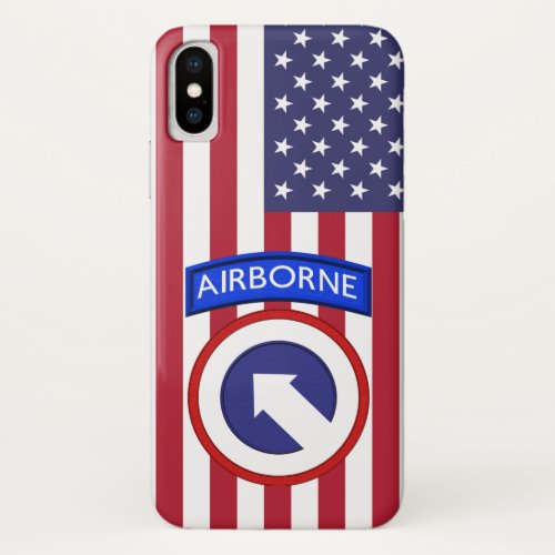 1st Corps Support Command Airborne iPhone X Case