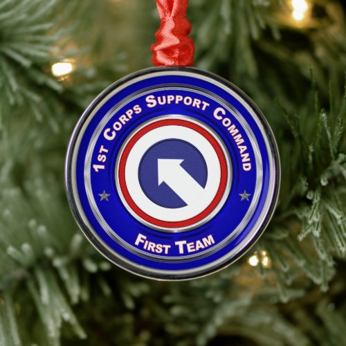 1st Corps Support Command Christmas Ornament