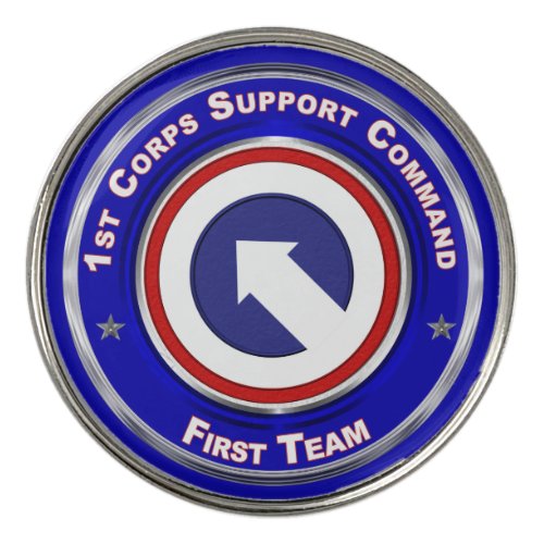 1st Corps Support Command Golf Ball Marker