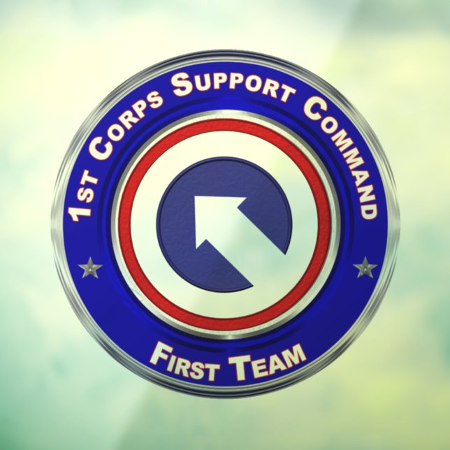 1st Corps Support Command  Window Cling (Sheet 3)