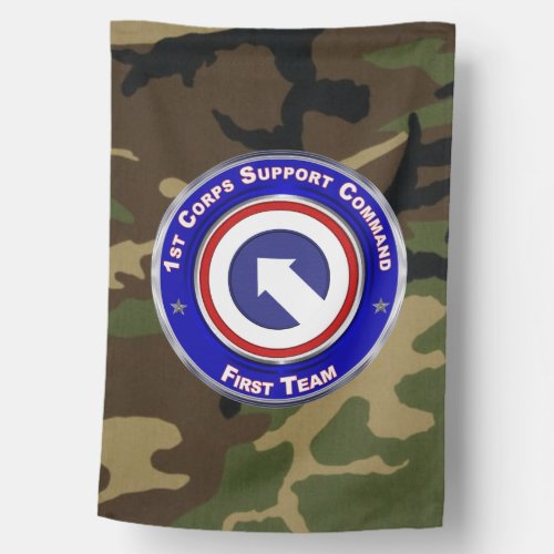 1st COSCOM Corps Support Command Veteran House Flag