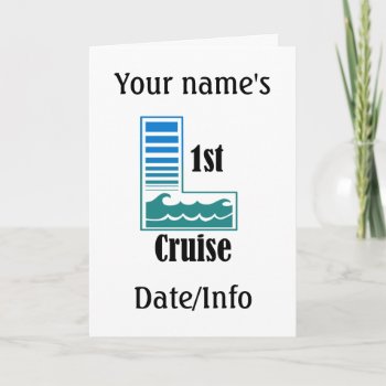 1st Cruise Card by addictedtocruises at Zazzle
