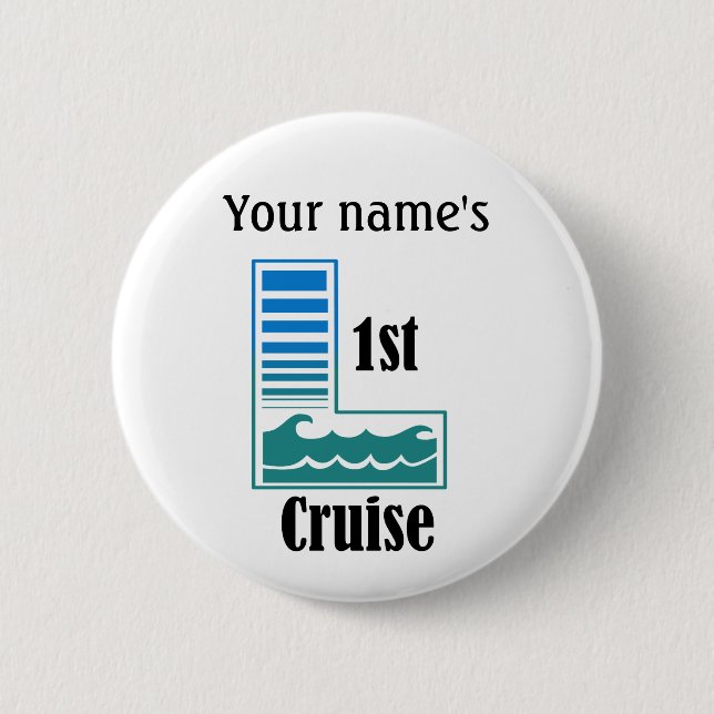 1st Cruise Pinback Button (Front)