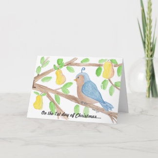 1st Day of Christmas  Holiday Card