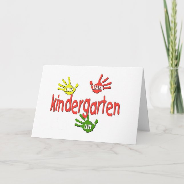 *1st DAY OF KINDERGARDEN* HAVE "FUN" Card (Front)