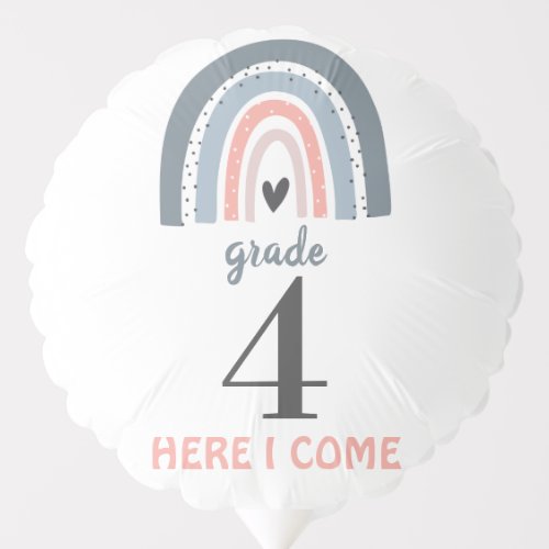 1st day of school any grade photo prop balloon