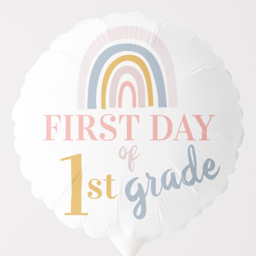 1st day of school custom photo prop balloon