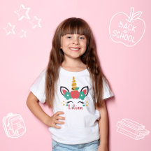 1st Day of School Unicorn 