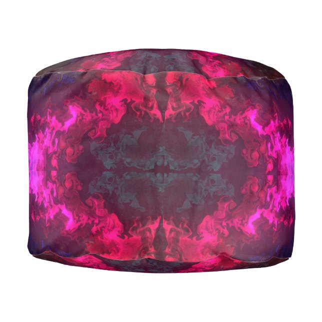 1ST dream Round Pouf (Front)