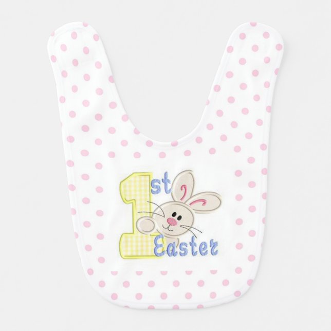 1st Easter Baby Bib (Front)