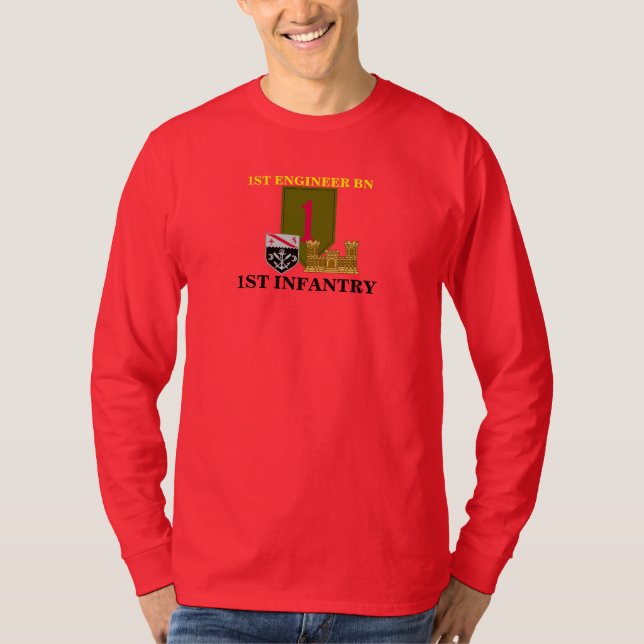 1ST ENGINEER BATTALION 1ST INFANTRY SHIRT (Front)