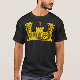 1st Engineer Battalion w Number wo Txt T-Shirt