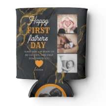 1st Father's Day 4 Photo Can