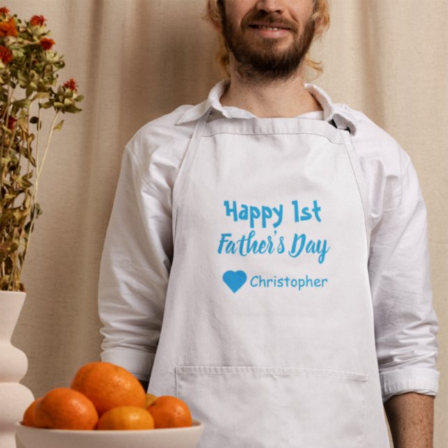 1st Father's Day Adult Apron (Creator Uploaded)