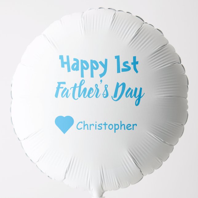 1st Father's Day Balloon (Front)