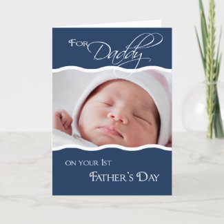 1st Father's Day  - Photo Card