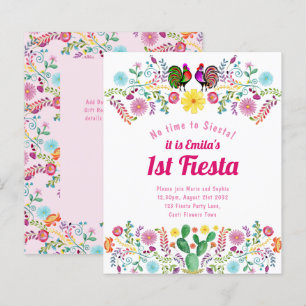1st Fiesta Birthday For a Girl Folkart BUDGET