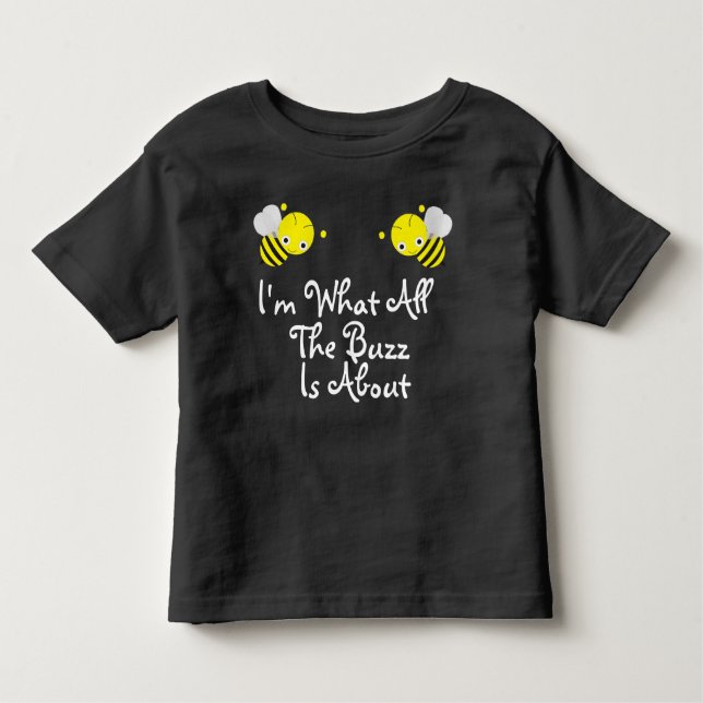 1st First Bee Day Birthday Buzz Toddler T-shirt (Front)