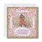 1st First Birthday Girl Pink White Gold Photo