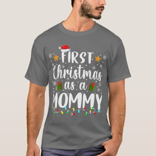 1st First Christmas As A Mommy New Parents Christm T_Shirt