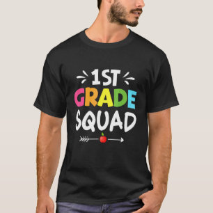 1st First Grade Squad Back To School Teacher T-Shirt