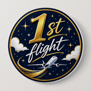 1st flight airplane button