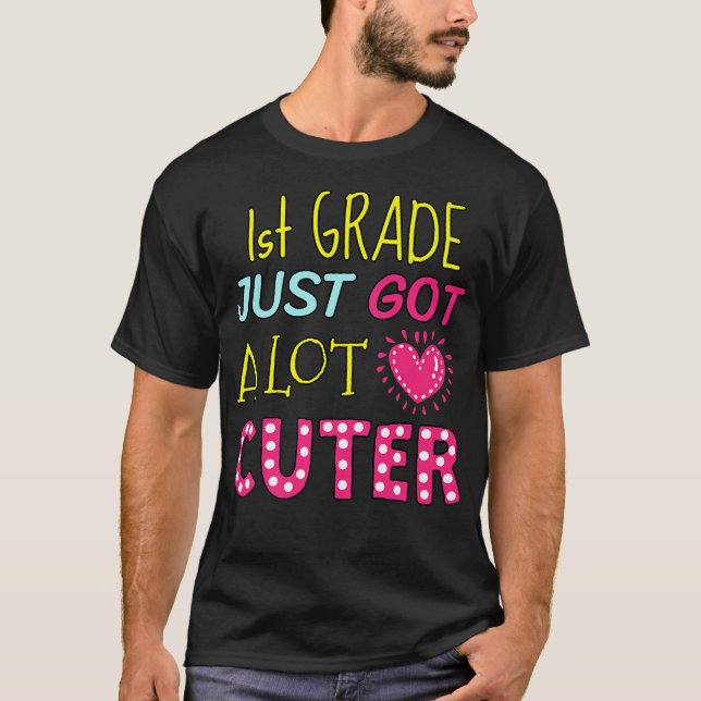 1st Grade Back To School Teachers and Students Pre T-Shirt (Front)