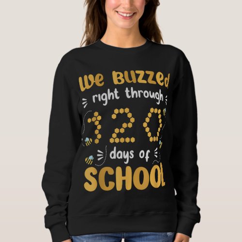 1st Grade Buzzed 120 Days of School Bee Shirt Teac