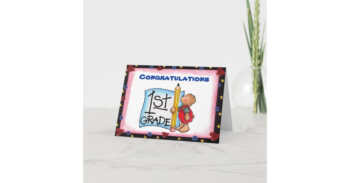 1st grade card | Zazzle.com