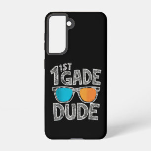 1st Grade Dude Back To School First Grade Student Samsung Galaxy S21 Case