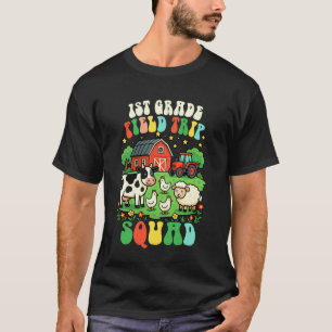 1st Grade Field Trip Squad Teacher Field Day Vibes T-Shirt