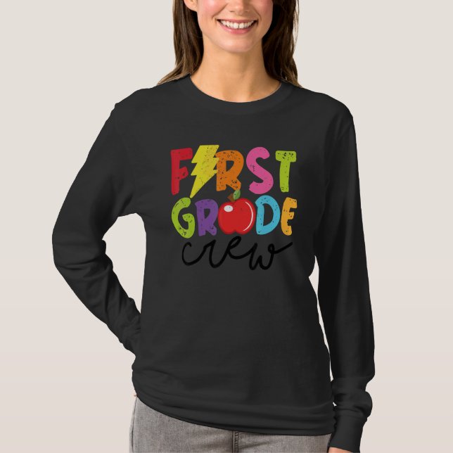1st Grade  Girls Kids Back To School  1 T-Shirt (Front)