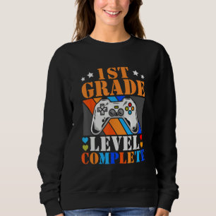 1st Grade Graduation 2023 Video Gamer First Grade  Sweatshirt